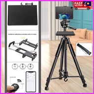 Adjustable Camera Tripod with 170CM Height Panorama Bracket 23cm Phone Clamp and Bag for Video Shoot