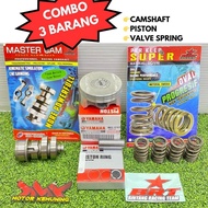 BRT COMBO SET NVX V2 NMAX V2 58MM HI COM HIGH COMPRESSION HIGH CAM+ PISTON + VALVE SPRING (2 ITEMS) 