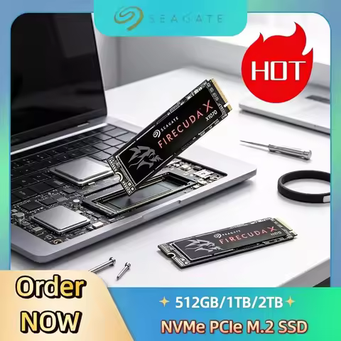 For Seagate Original Express NVMe M.2 SSD, 512GB/1TB/2TB, PCIe Interface, Super-Fast, Available for 