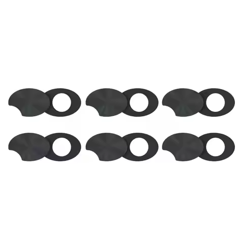 3/6Pcs Rotating Design Smart Glasses LED Light Privacy Cover Camera Lens Shutter for Ray-Ban Meta/Wa