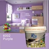 6002 e purple SANCORA PAINT ( 7L ) SUPER KING Quality Latex Emulsion / INTERIOR / PAINT EASY CLEAN E
