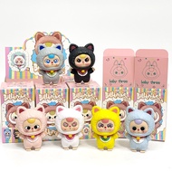 6Pcs/Set 8.5cm Cat cat Elf Baby Three Year Billionaire Cat Series Cute Animal Monster Q Version PVC 