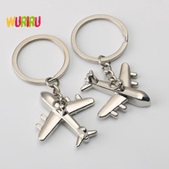 [Eighth] Creative Retro 3D Airplane Metal Keychain Pendant Keyring Jewelry [Preferred]