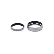 [Japan Products] JJC Metal Lens Hood Screw-In Type Compatible with Fujifilm Fuji X100V X100F X100T X100S X100 X100 X70 LH-X100 Hood &amp; AR-X100 Adapter Compatible with Fujifilm Fuji X100V X100F X100T X100S X100 X70