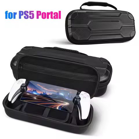 Carrying Case for Sony PS5 PlayStation Portal Shockproof Protective Cover Portable Storage Bag Shell
