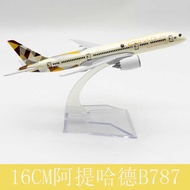 Alloy Airplane Model Artihad 787 Boeing 787 Welcome Consultation