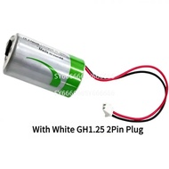 100% New Original Korea For XENO With White GH1.25 2Pin Plug XLP-050F 3.6V 1/2AA ER14250 Lithium Ind