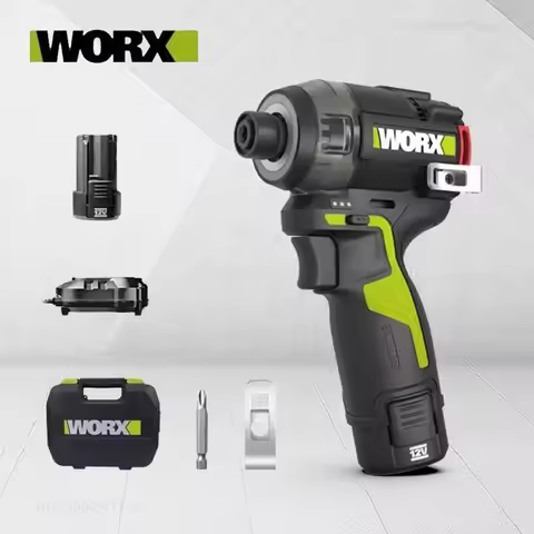 WORX WU138 Oil Pressure Brushless Cordless Impact Drill 12V 50Nm 1300rpm 4000bpm Smart Clutch Profes