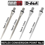 ONE80 FLEXI DART POINT - (NO.5) STEEL TIP CONVERSION POINT REFLEX POINT