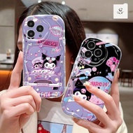 HP CC128 CC129 Case Casing Kuromi Queenhp For OPPO F9 A5S A7 A12 A1K A3S A15 A16 A17 A17K A31 2020 A