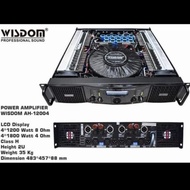 wisdom ah12004 ah-12004 ah 12004 power amplifier terlaris