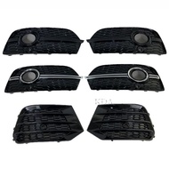 2Pcs Auto Front Bumper Honeycomb Mesh Fog Light Grille Grill Cover For Audi Q3 RS Q3 2013 2014 2015 