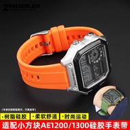 Zhuolei Applicable Casio Electronic Watch AE1200/1300 SGW400 A158W A159W Silicone Watch Strap