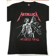 READY STOCK Unisex T-shirt for man woman Metallica 12 Band T-shirt solt casual loose shirt 100%cotto