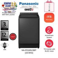 [2024] Panasonic V3 SERIES 18KG/16.5KG/14.5KG AI Wash Top Load Washing Machine | NA-FD180V3 NA-FD165