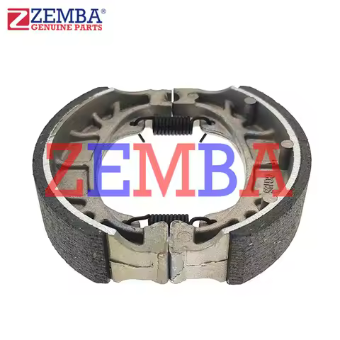 MOTORCYCLE BLACK SHEEL ASBESTOS FREE BRAKE SHOE 110*25 FOR AT110 JH110 SMASH CG125 GY6 50 WIN100 BES