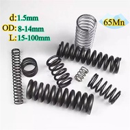 Hardware accessories: Compression spring wire diameter 1.5mm, outer diameter 8-14mm, length 15-100mm