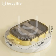 HAYYLIFE Cetakan es krim stik 6 stik bentuk buah dan karakter dengan tutup Ice cream moulding 6 grid