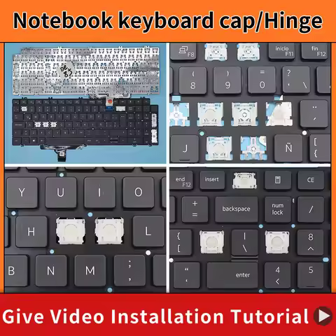 Replacement Original Key Cap Hinge For Dell Precision 7560 7750 7770 7550 7760 P44E Laptop Keyboard