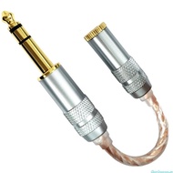 dingdongaa 15cm Long 6 35mm Male to 4 4mm Female Adapter Cable HiFi Connection Line