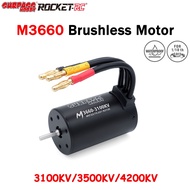 SURPASS HOBBY M3660 3100KV 3500KV 4200KV Waterproof Brushless Motor 3.175mm Shaft For 1/10 RC Car Tr