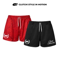 CLUTCH! FLAME MESH SHORTS (Double-layer mesh above-the-knee SHORTS)