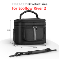 Carrying Case for Ef Ecoflow River 2/2 PRO/2 Max Portable Power Station Bag for Ecoflow RIVER 3/3 Pl
