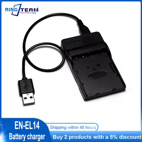 EN-EL14 EL14a USB Charger for Nikon Battery Camera Coolpix P7800 P7700 P7100 P7000 D5500 D5300 D5200