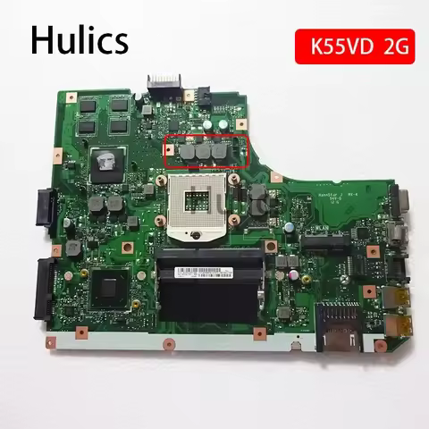 Hulics Used K55VD REV:3.0 3.0 Main Board For ASUS Laptop Motherboard K55V A55V Mainboard K55A HM76 2