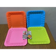 8-inch square Lotus plate