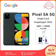 Google Pixel 5A US Version Unlocked Single Sim + eSIM 5G Mobile Phone Snapdragon 765G 4680 mAh 6GB + 128GB NFC Original
