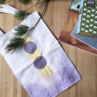 植物染購物棉袋(大容量)－紫色日光