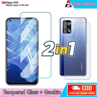 TEMPERED GLASS OPPO A95 CLEAR BONUS GARSKIN SCREEN PROTECTOR OPPO A95