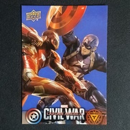 MARVEL CARD CAPTAIN AMERICA CIVIL WAR BLUE