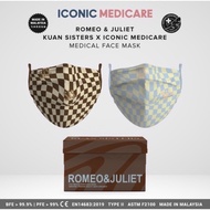 Kuan Sisters x Iconic Medicare 4 Ply Medical Face Mask (50pcs) Romeo&Juliet LIMITIED EDITION