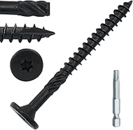 HARSKIYER #14 x 2-7/8 Inch Structural Wood Screws, 60 Pcs Heavy Duty Outdoor Deck Screws with T30 St