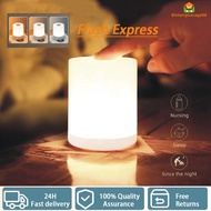Dimmable Night Lamp LED Touch Lights USB Dim Light Small Bedside Lamps Rechargeable For Bedroom Baby