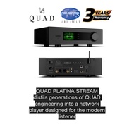 QUAD PLATINA STREAM, 3 YEARS WARRANTY, NETWORK MUSIC STREAMER