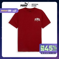 PUMA BASICS - เสื้อยืดผู้ชาย PUMA SQUAD สีแดง - 68179213