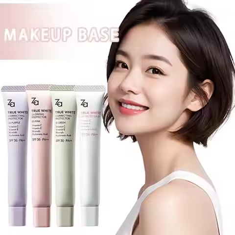 Za True White Glowing Correcting Protector Vitamin C E Minerals Hyaluronic Acid SPF36 PA++ Original 
