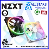 (ALLSTARS) NZXT F140 RGB DUO (White/Black) Dual-Sided RGB Fan 140mm ARGB Chassis Fan (Warranty 2 Years)