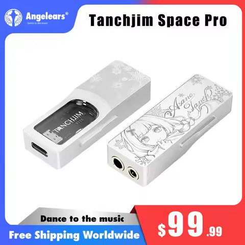 Tanchjim Space Pro Portable Hi-Fi USB DAC AMP Dual CS43198+ES8262, 3.5mm+4.4mm, Game Audio Mode, DSD