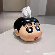 SQ2 Crayon Shin-chan Tissue Box Living Room Creative Anime Cartoon Cute Paper Box QS2