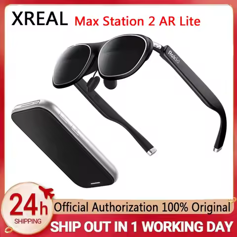 Rokid Max 2 AR Lite Smart Glasses 120Hz 1080P HiFi Audio 3D 215" Giant screen FoV Viewing AR Glasses
