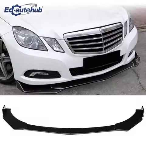 For Mercedes Benz E Class W212 Front Splitter Spoiler Body Kit E200 E350 E550 - Car Styling And Aero