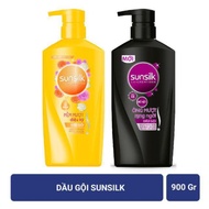 Dầu gội sunsilk 900g đen vàng