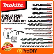 Makita Single Spur Auger Bit / Ship Auger Bit 470 / 450 / 400 / 165mm Long Auger Drill Bits Wood Dri
