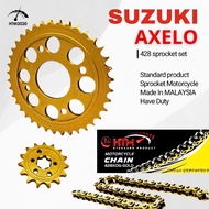 HTM SUZUKI AXELO SPROCKET RKM SPROCKET SET HTM MALAYSIA HTM2020