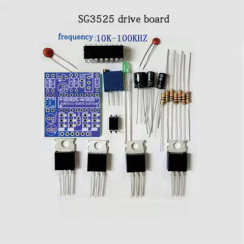 5set DIY Kit/PCB SG3525 Driver Board High and Low Frequency Driver Board Inverter Front Driver Board