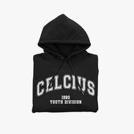 CLSMENS Jaket Hoodie Celcius White Casual Basic Premium Pria Wanita Hitam 1090
